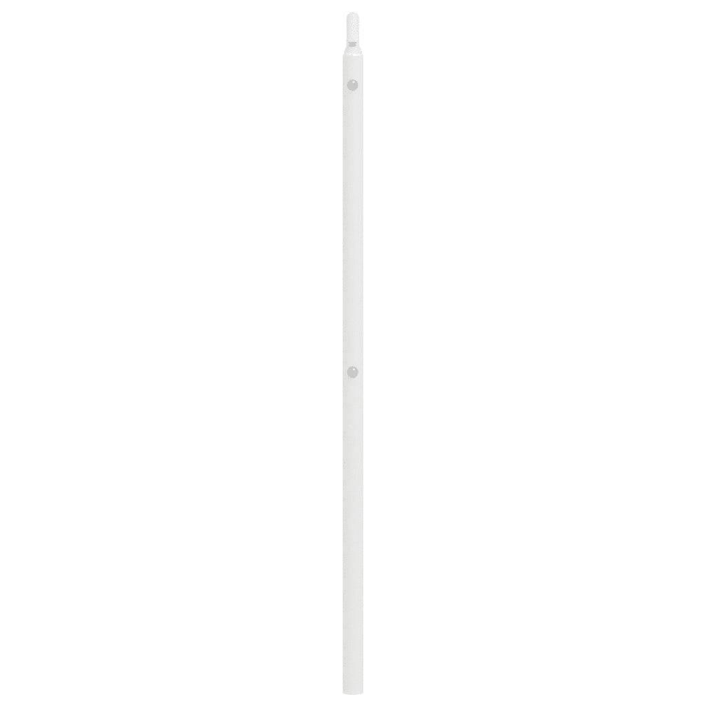 Testiera di Ricambio in Metallo Bianco 200 cm 373876
