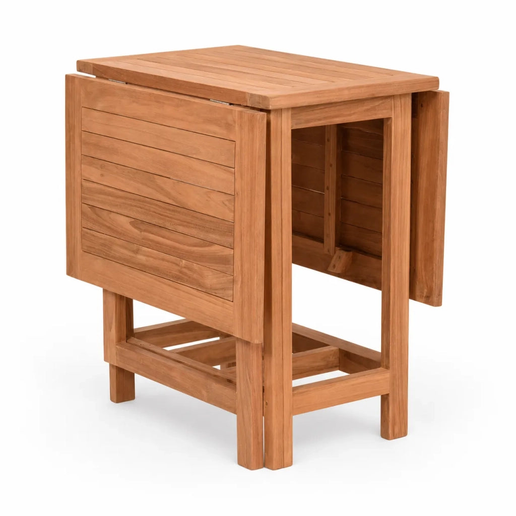 Tavolo Pieghevole a Farfalla in Legno Teak - Terrasse