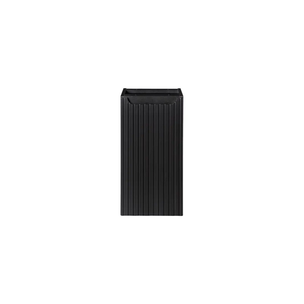 Mobile da bagno VANO – 1 porta – Nero opaco – L30 × P39 × H57 cm – Da appendere