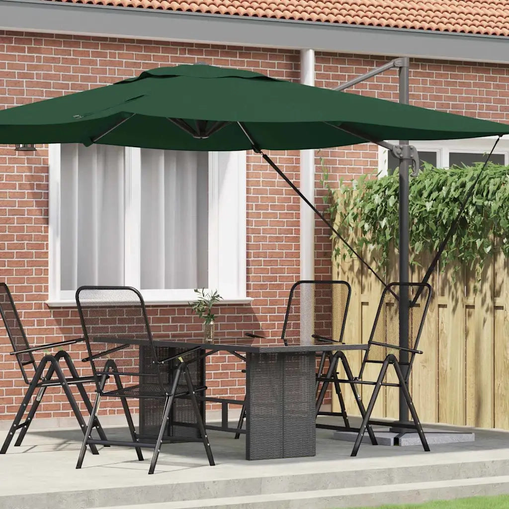 Parasol Roma Verde 286 x 284 x 265 cm Alluminio e Poliestere 42003336