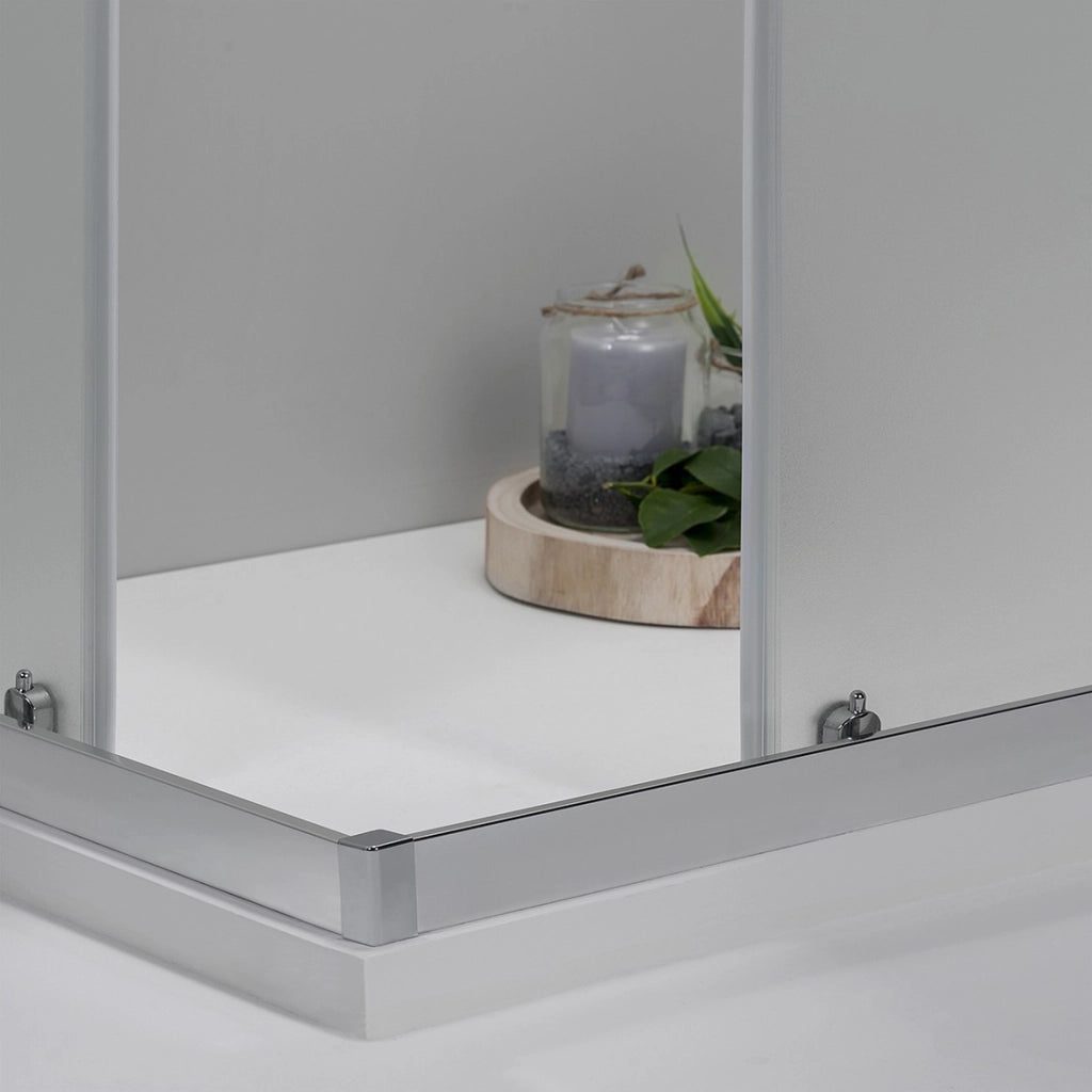 Box Doccia Angolare 120x120 Cm Scorrevole Opaco