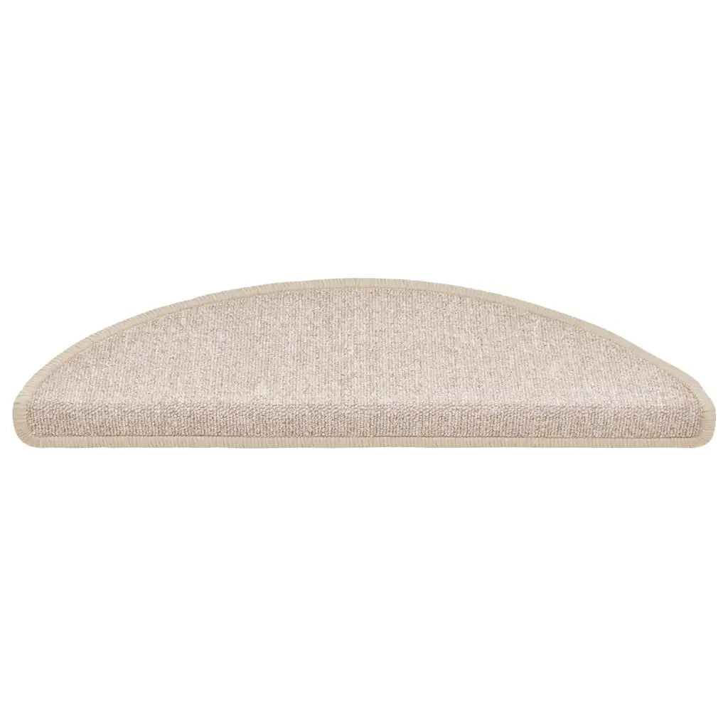 Tappetini per scale 20 pz 56x17x3 cm tortora semicircolari 3365787