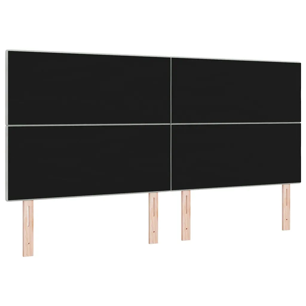 Testiera | Testata LED con strisce LED Grigio chiaro 200 cm Velluto