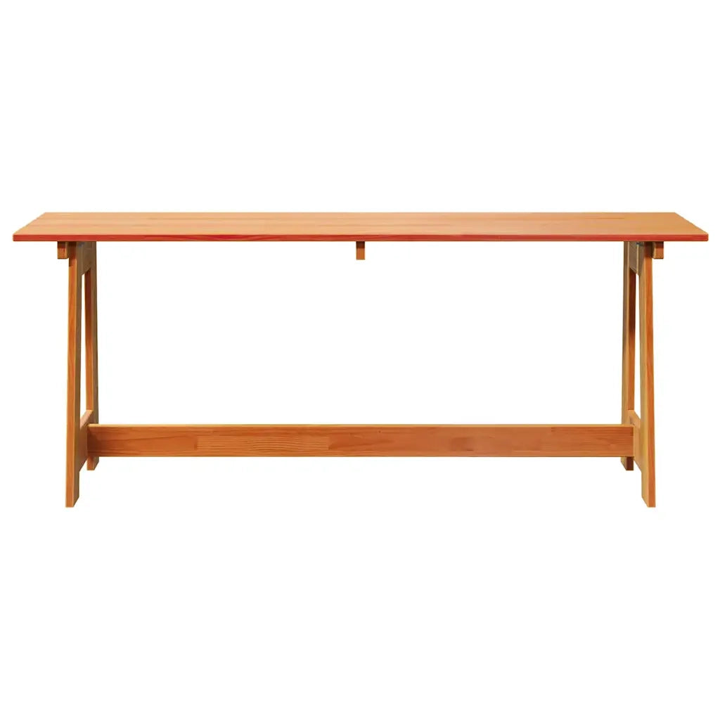 Panchina da esterno Marrone 119 x 37 x 47 cm Pino massello 4012192