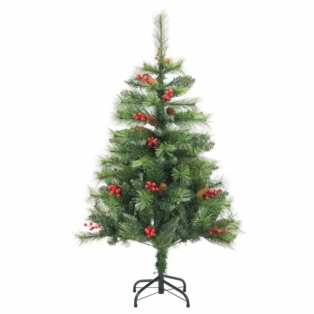 Albero di Natale artificiale Verde 150 cm PVC e Metallo 3395129