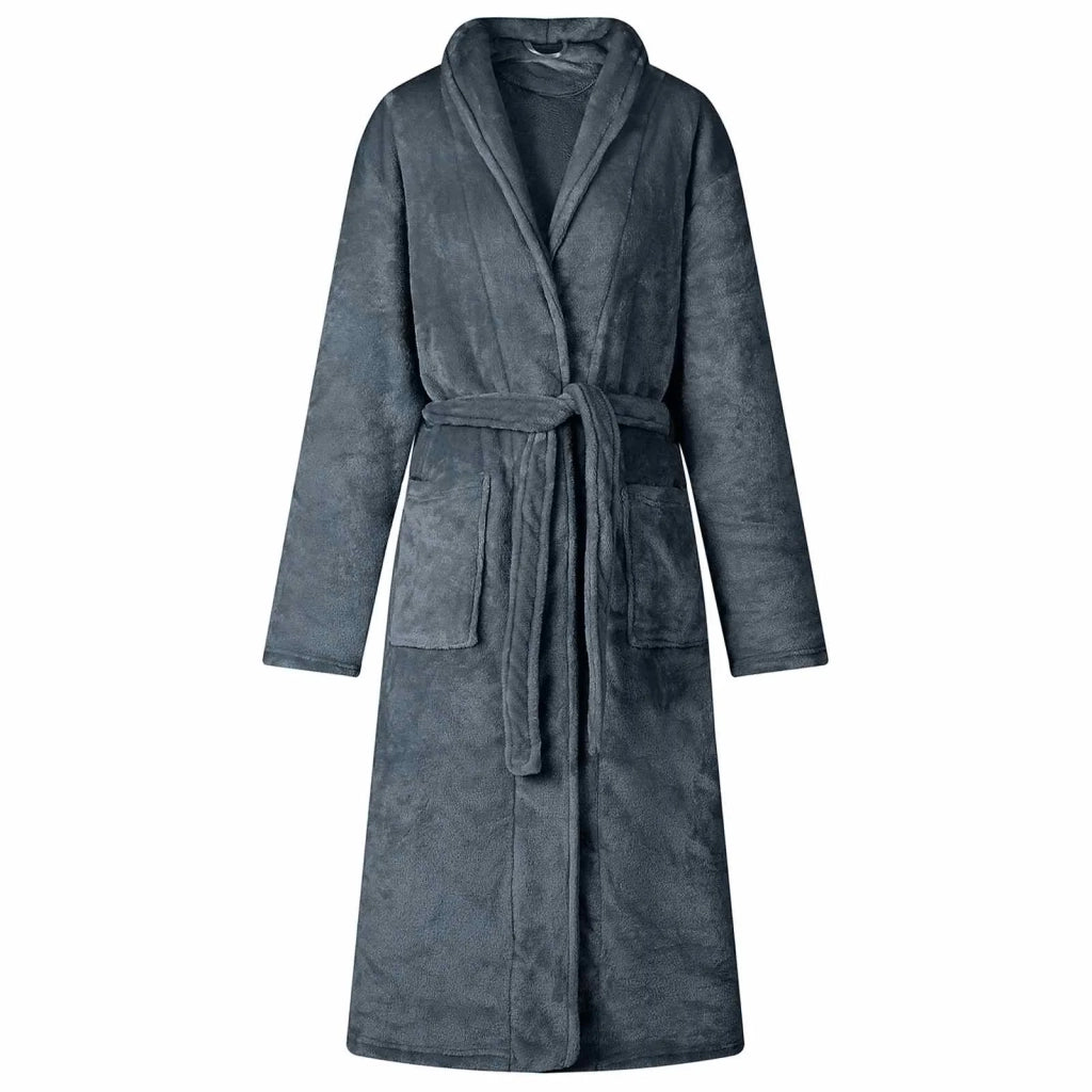 Accappatoio senza Cappuccio Blu navy l Flanella 42017287