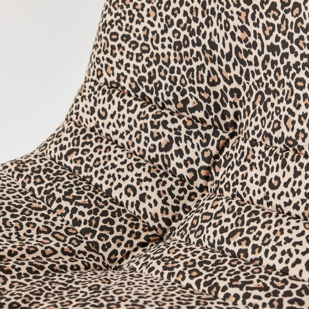 Poltrona in tessuto leopardato, 1 posto, leopardo