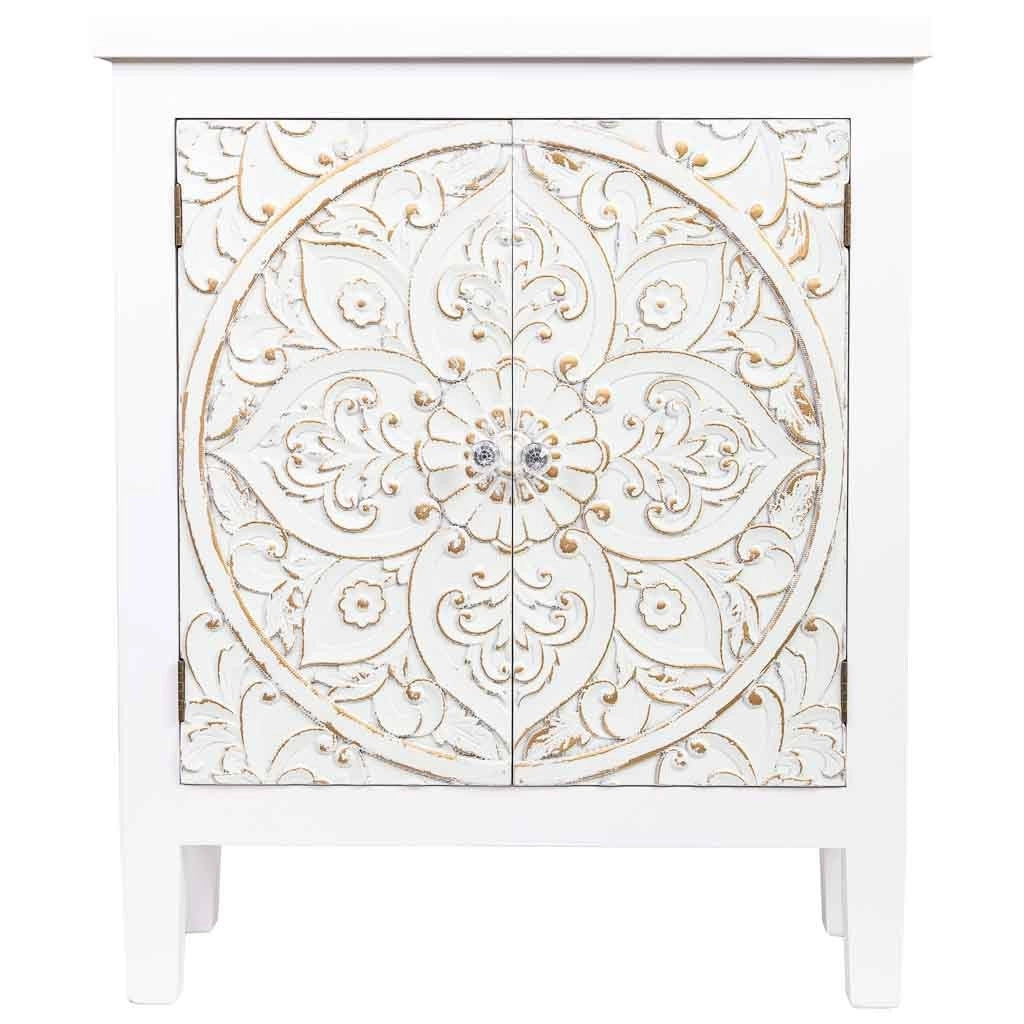 Credenza in legno con 2 porte 68x27,5x82