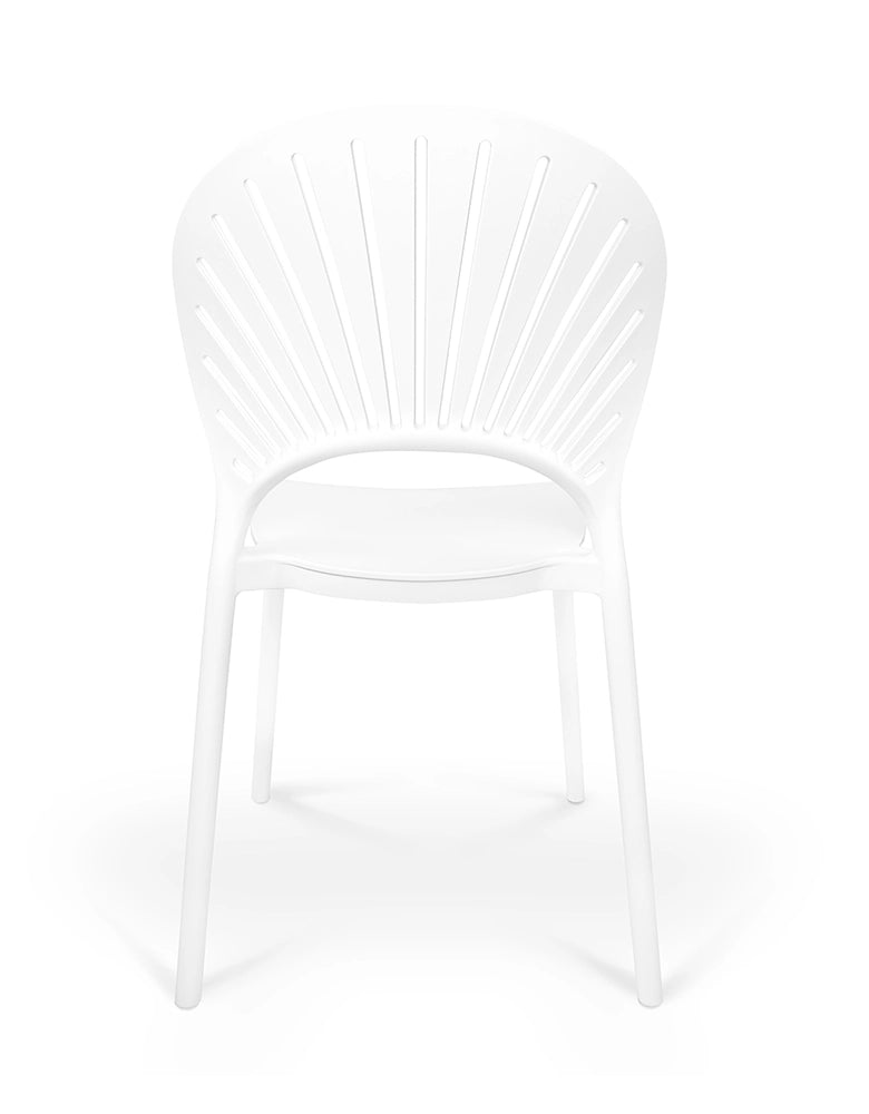 Sedia impilabile in plastica bianca - Sunny (2 pz.) - SD08SUPP