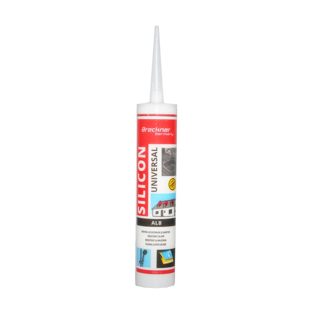 Silicone universale bianco per interni/esterni 300ml Breckner Germany