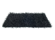 Tappeto Da Cucina E Da Salotto Modello Shaggy - 140x200cm - Nero