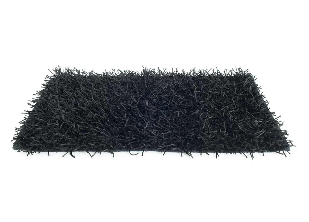 Tappeto Da Cucina E Da Salotto Modello Shaggy - 140x200cm - Nero