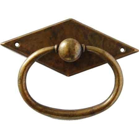 MANIGLIA PER MOBILI '5075' 60x85 mm - Patinato antico - GIUSTI