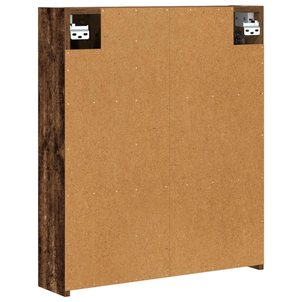 Mobiletto per specchio da bagno Legno vecchio 60 x 14,5 x 70 cm 889061