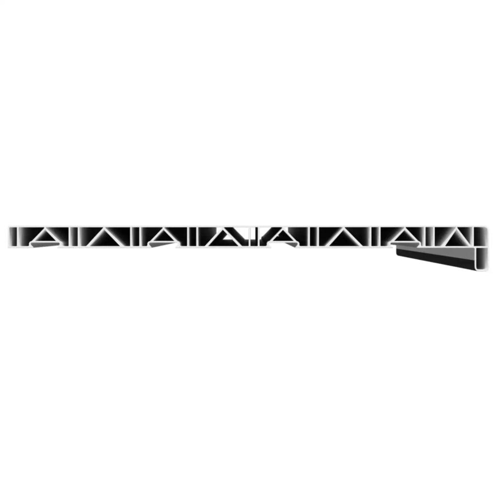 Soglia della Finestra Nero con Venature del Legno PVC 42046869