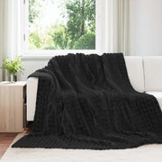 Coperte da Pile 6 pcs Nero 240 x 220 cm Panno 42016963