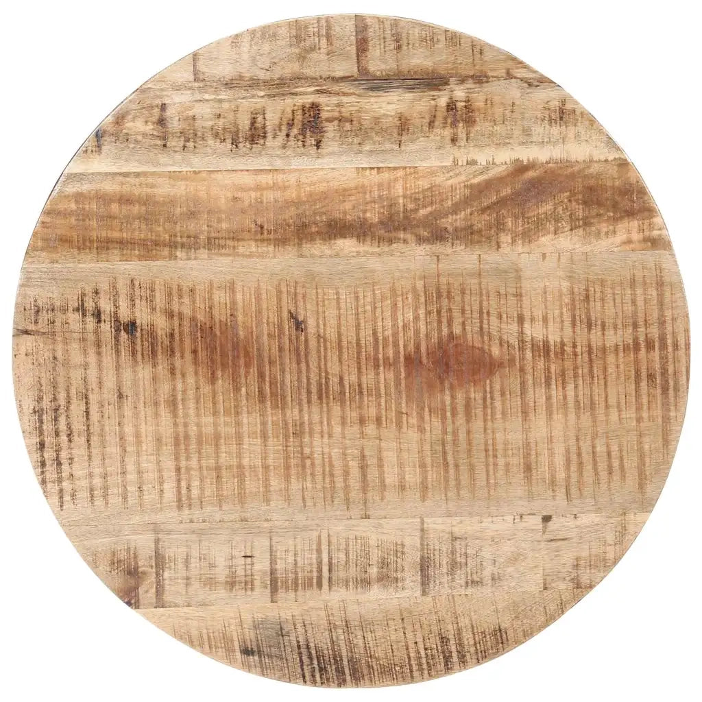 Tavolino da Salotto Ø68x43cm in Legno di Mango Grezzo 320794