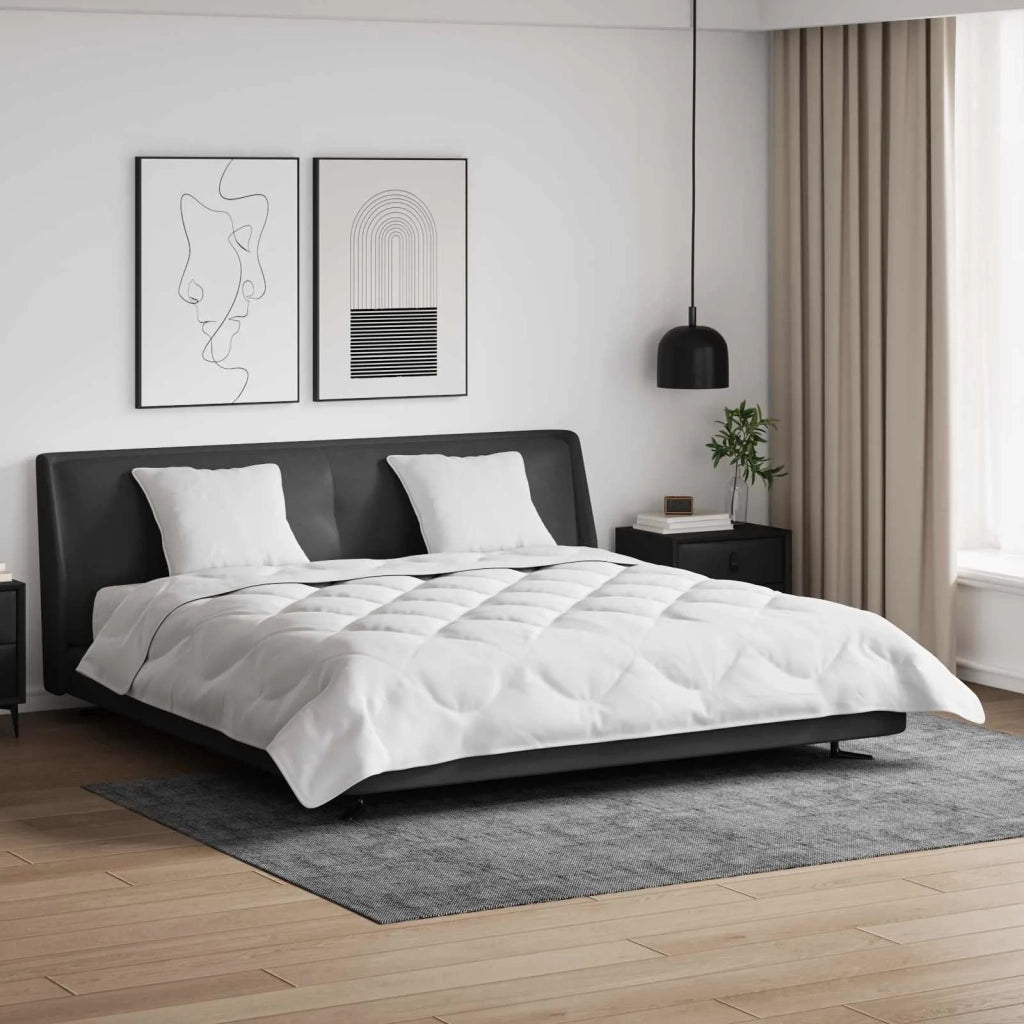 Duvet Estivo con cuscino 3 pcs Bianco Microfibra 3377296
