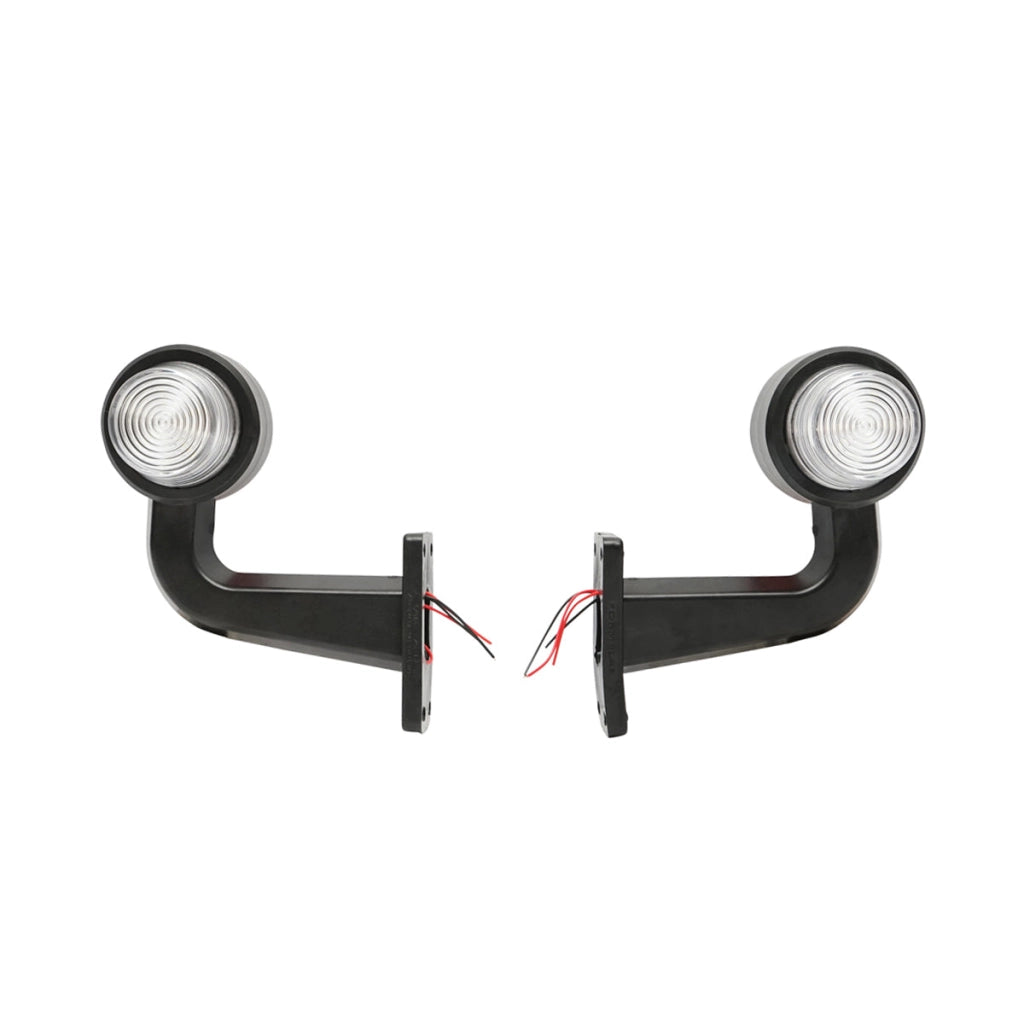 Set di lampade laterali  con LED, 12-24V, rosso-bianco, Breckner Germany, modello FR0147R/W.