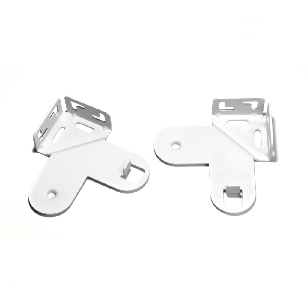 Supporto per tende doppie colore bianco