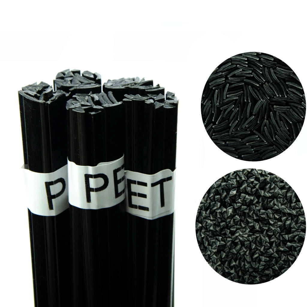 Saldatura Plastica PET Rosfix – Granuli Neri 100g | Filo 42cm, 320-370°C | Per Paraurti, Passaruota, Involucri RTV/AGD