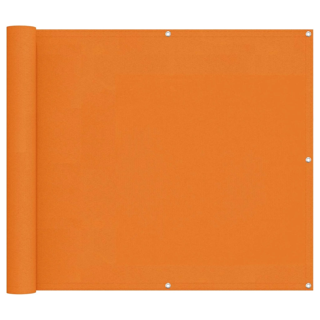 Schermo da balcone-Pannello per balcone Arancione 100 x 800 cm Tessuto Oxford