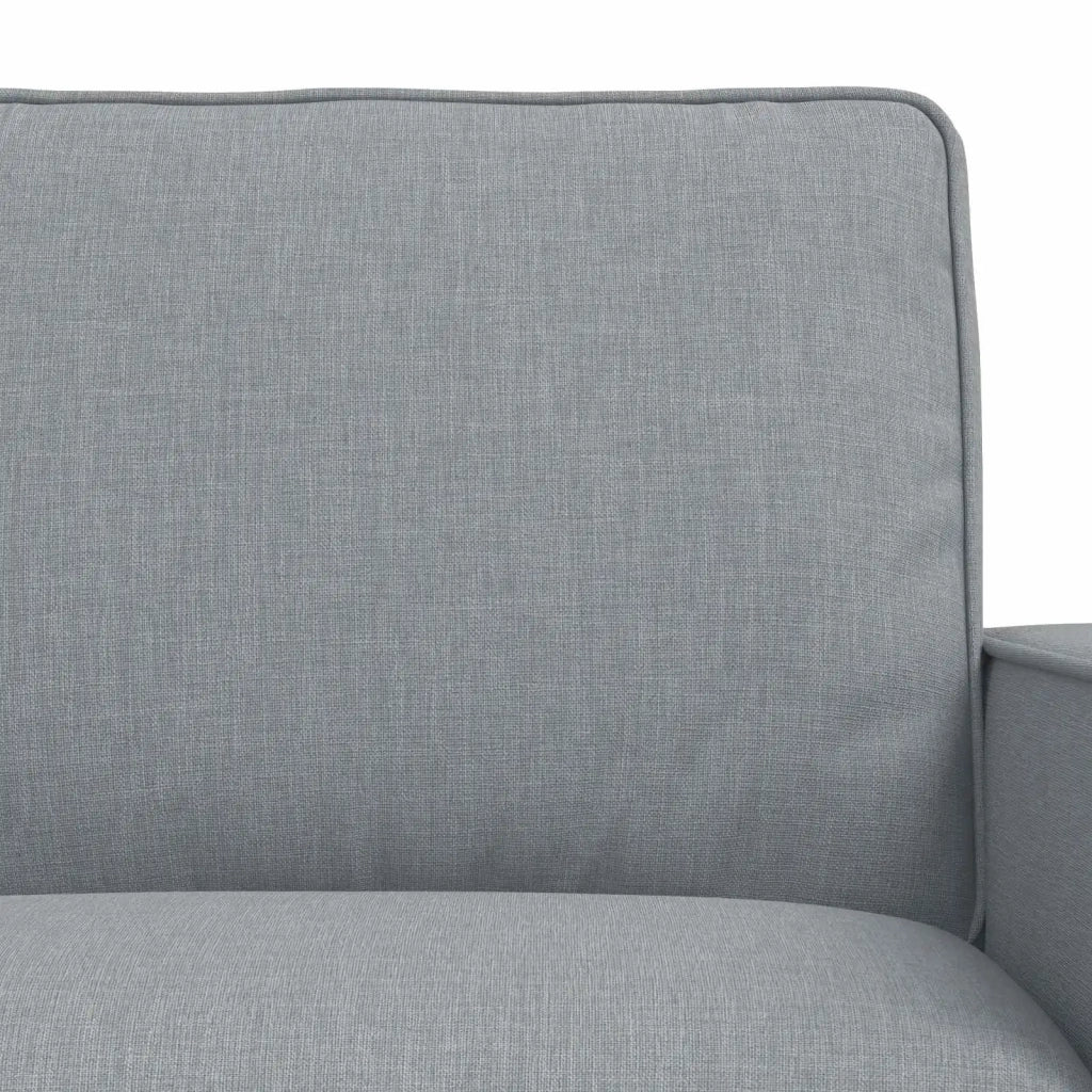 Set di divani 2 pcs Grigio chiaro 162 x 80 x 82 cm Tessuto 3407500