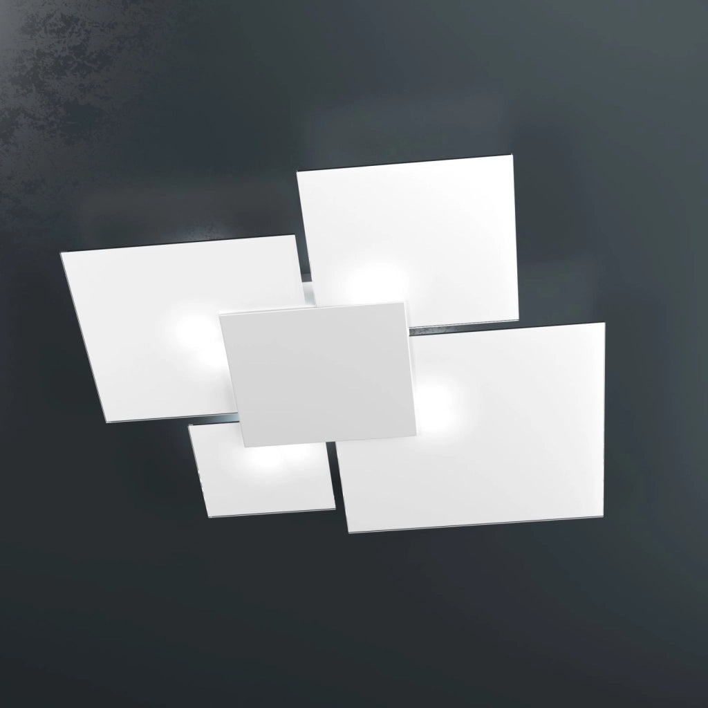 UPGRADE-90 APPLIQUE-PLAFONIERA 4 LUCI BIANCO 1148-90-BI