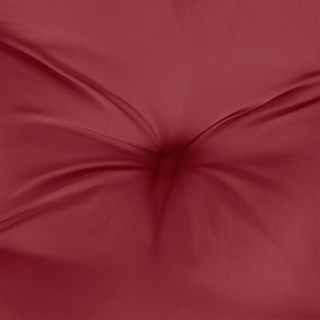 Cuscini per Pallet 2 pz Rosso Vino in Tessuto 360698