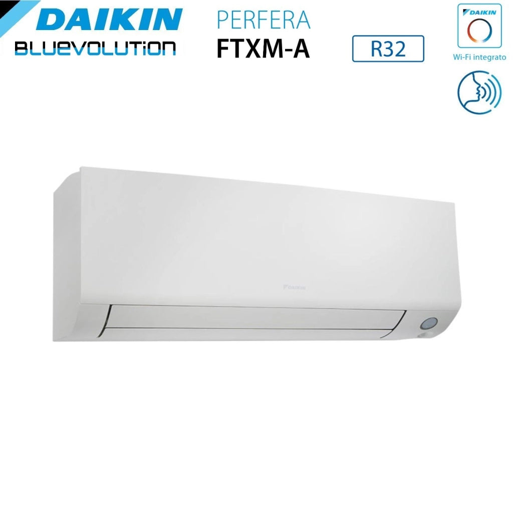 Climatizzatore Condizionatore Daikin Bluevolution Quadri Split Inverter serie PERFERA ALL SEASON 7+7+9+15 con 4MXM68A R-32 Wi-Fi Integrato 7000+7000+9000+15000 Garanzia Italiana