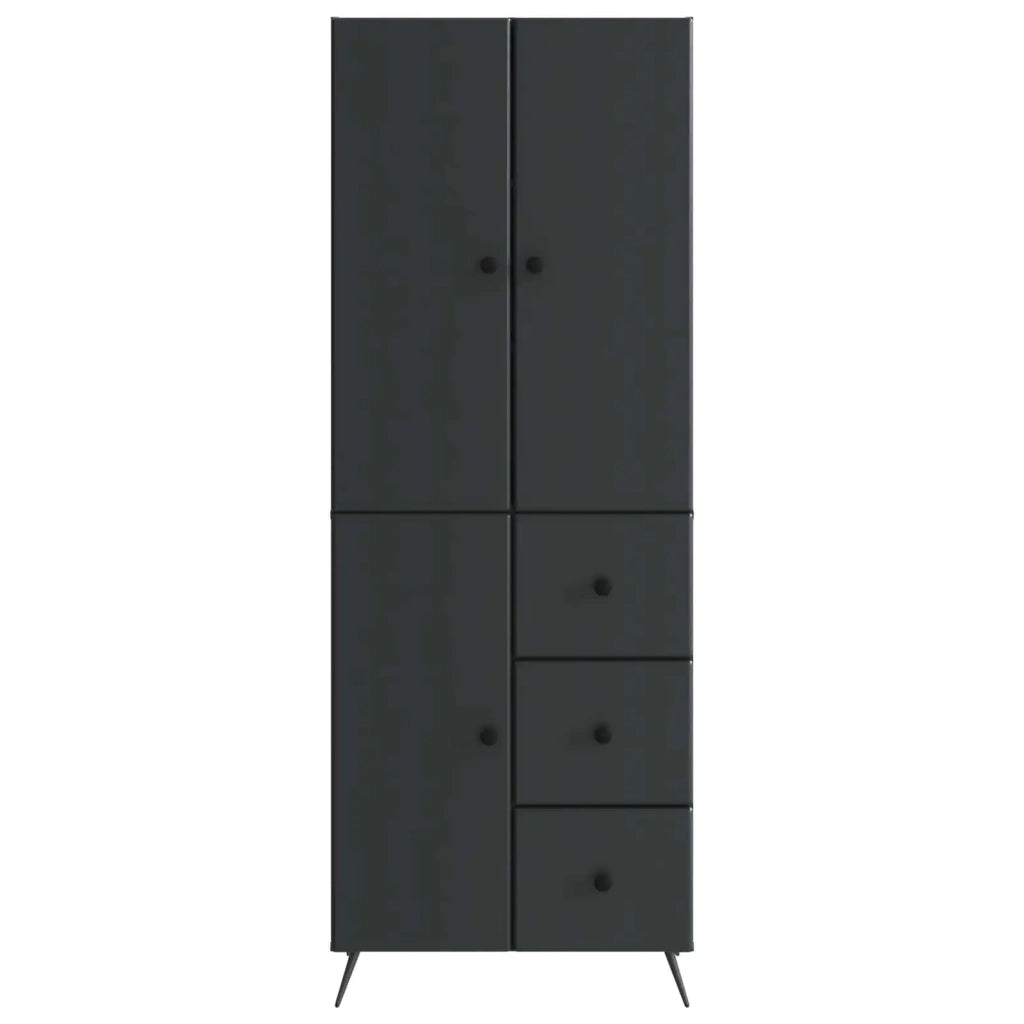 Set di armadi 2 pz Nero Legno ingegnerizzato 3416899