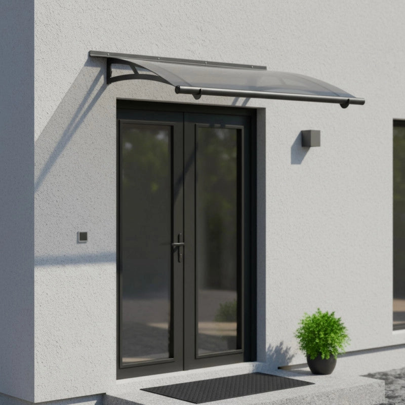 Pensilina esterna INDRA - 150 x 92 x 16 cm - Grigio