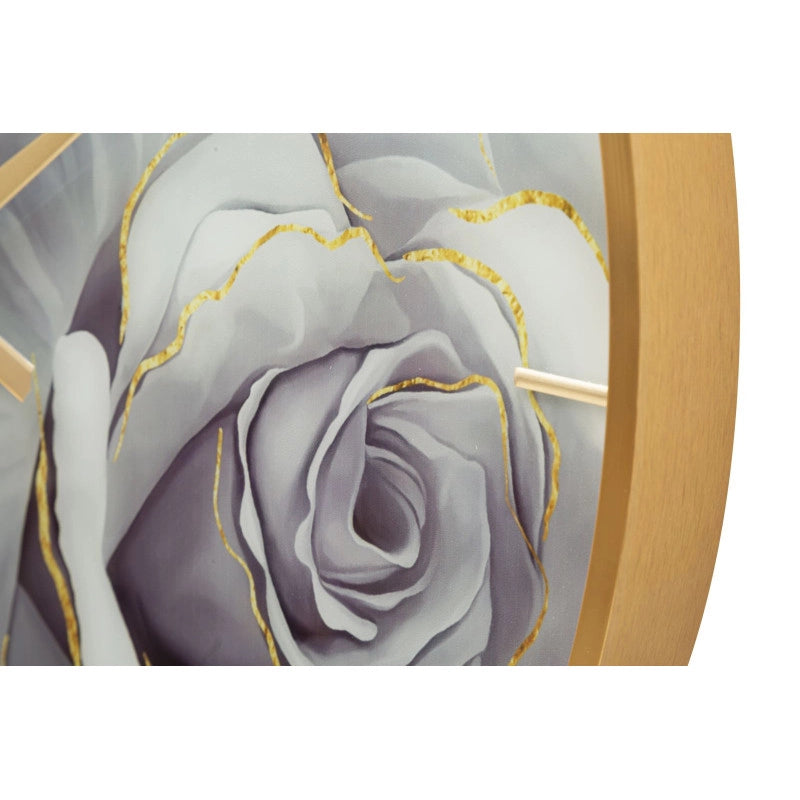 Orologio Glassortiti Rose cm ø 60x5