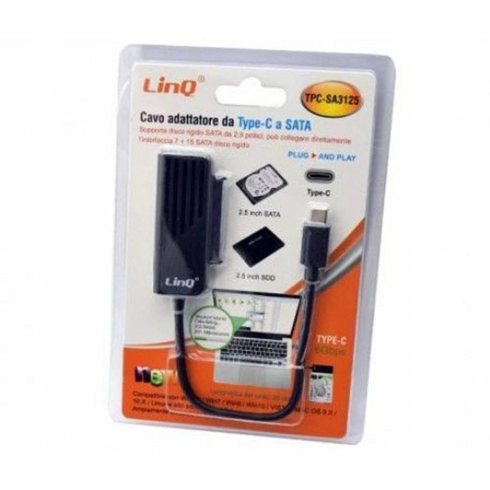 Trade Shop - Convertitore Adattatore Da Hard Disk Usb Type-c A Sata A 15pin 2,5" Hdd Tpc-sa3125 -