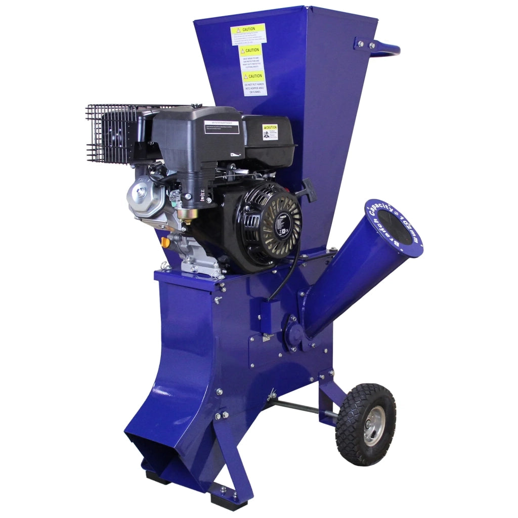 Spaccalegna per Tronchi - 5t 370mm & Cippatrice per Tritura Legna - 15HP