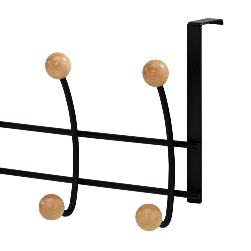 Appendiabiti da parete MILKA (nero)