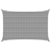 Telo Ombra Antracite e Bianco 3 x 5 m HDPE 42032772