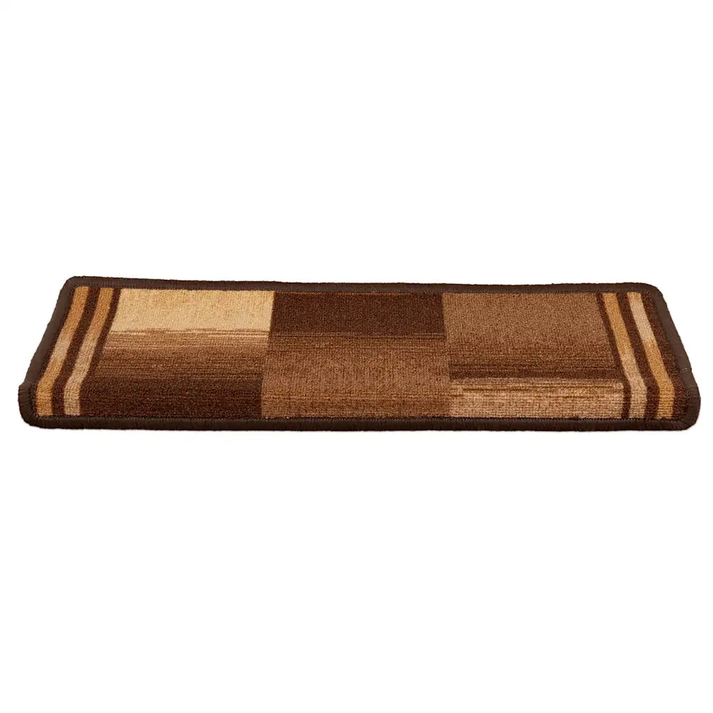 Tappetini per Scale Autoadesivi 5 pz 65x21x4 cm Marroni 149844