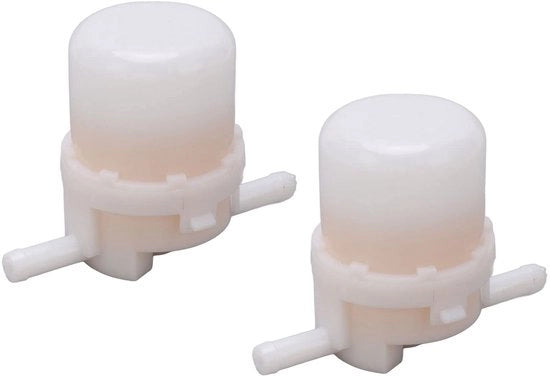 Filtro di carburante sostitutivo - Adatto per BF35A/BF40A/BF45A/BF50A/BF75A/BF90A - 2 pezzi - Materiale ABS - Bianco - Alta qualità - Filtro del motore