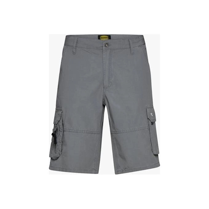 Diadora Utility 1000940 Wonder II Bermuda da Lavoro Cotone Popeline 100% CE EN ISO 13688 colore Grigio