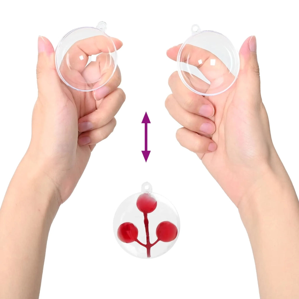Set di Palle di Natale 50 pcs Trasparente Ø 5 cm 42018885