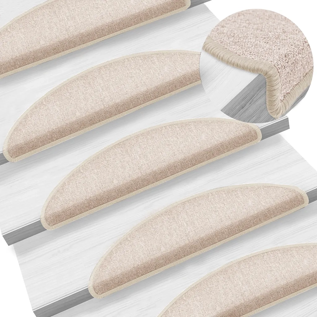 Tappetini per scale 30 pz 56x17x3 cm Talpa Semicircolari 3365739