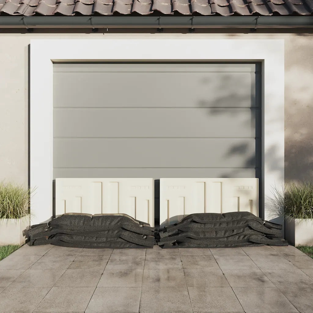 Sacchi di Sabbia 25 pz Verde Scuro 103x25 cm in HDPE 154882