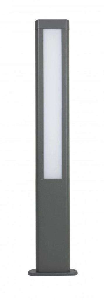 Paletto luce esterno 80cm LED 8W grigio scuro IP54