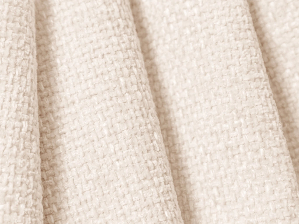 Cosmopolitan Design - Pouf "Matera" in ciniglia beige chiaro 