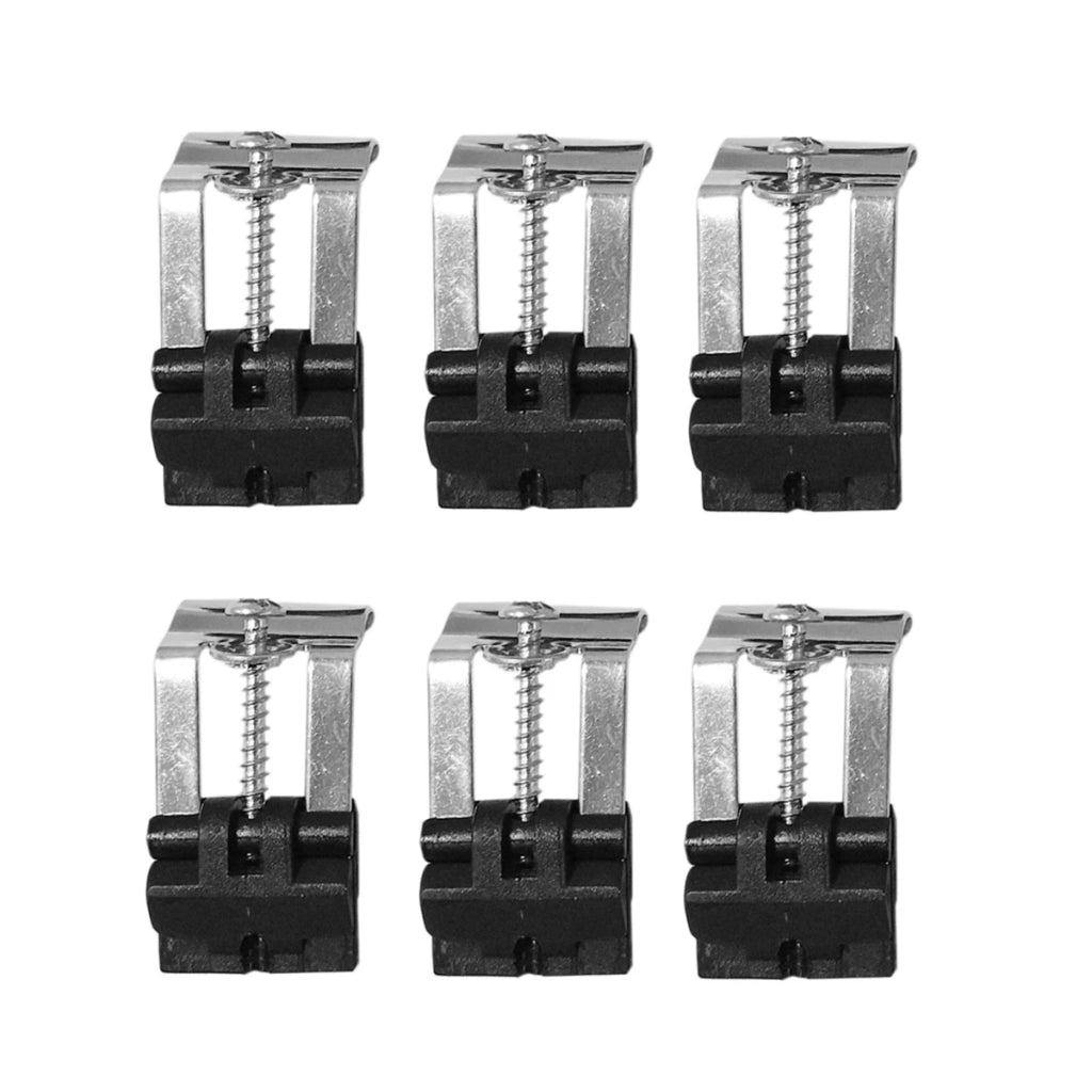 Set da 6 ganci per fissaggio lavello in acciaio inox