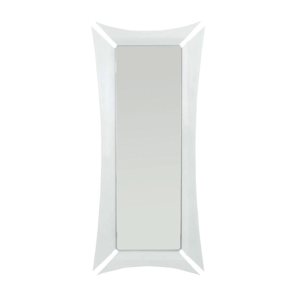 Specchio lungo da terra Morgana Bianco