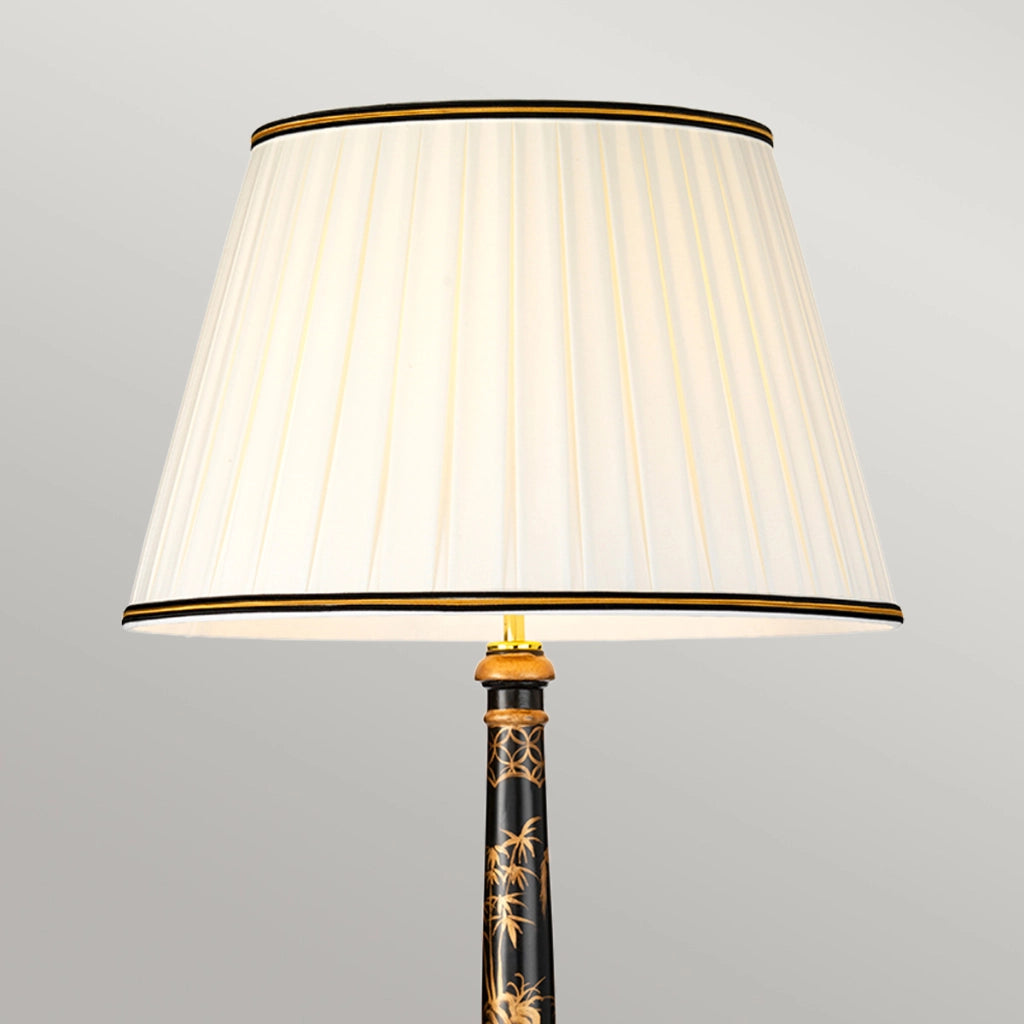 Lampada da tavolo Strasbourg nera oro 87cm E27 Designer Lightbox