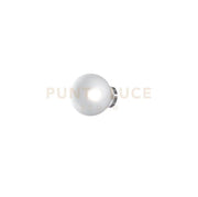 APPLIQUE CROMO 1 LUCE VETRO BIANCO FOG 1184CR-A-BF