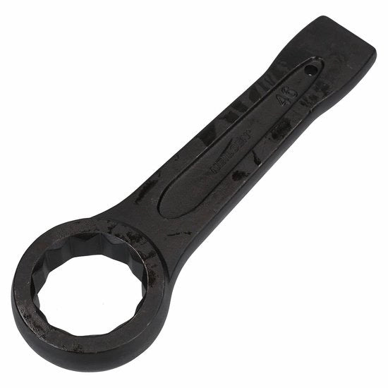 Chiave a Lame 27 mm - Chiave per Bolzoni a Sei Venti - Nero - Alta Qualità Acciaio di Carbonio - Adatta per Bolzoni a Sei Venti - Manico Corto - Chiave a Tornio